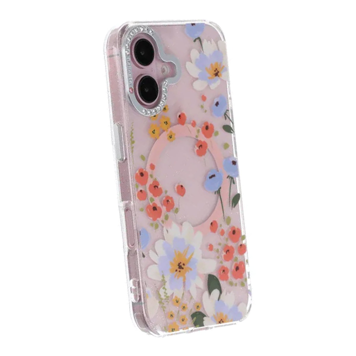 iPhone 16 Deksel blomstrete MagSafe Oransje