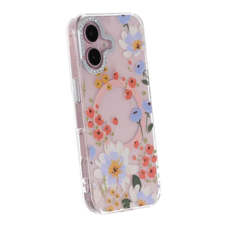 iPhone 16 Deksel blomstrete MagSafe Oransje