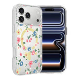iPhone 17 Pro Max Deksel Blomstermønster MagSafe Gul