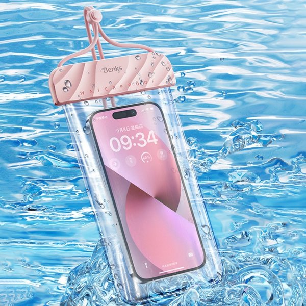 Benks Etui Stropp Vanntett Rosa