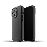 Mujjo iPhone 13 Pro Deksel Full Leather Case Svart