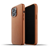 Mujjo iPhone 13 Pro Max Deksel Full Leather Case Tan