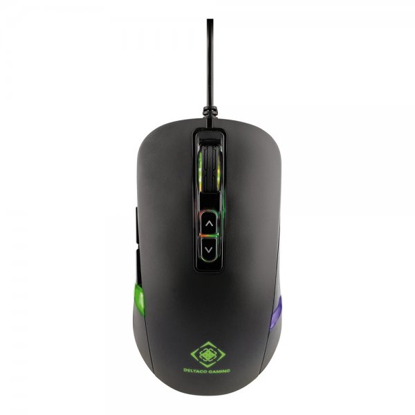 Deltaco Gaming DM110 Optisk spillmus LED Svart