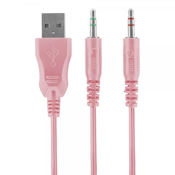 Deltaco Gaming PH85 Stereo Gaming Headset Rosa