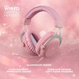 Deltaco Gaming PH85 Stereo Gaming Headset Rosa
