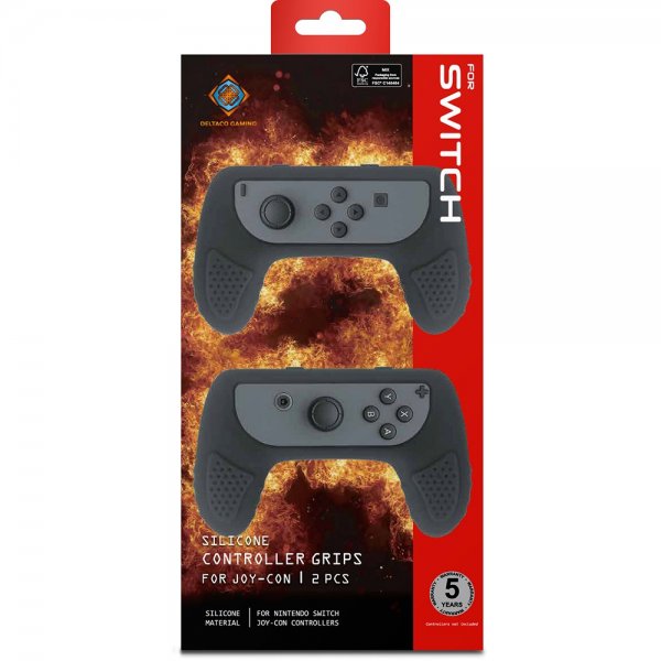 Deltaco Gaming Silikongrep for Nintendo Switch Joy-Con Svart