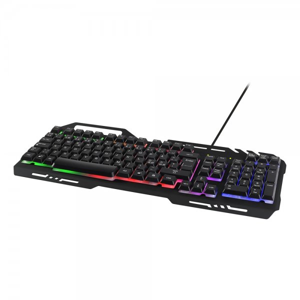 Deltaco Gaming DK120 Spilltastatur RGB Metall Svart