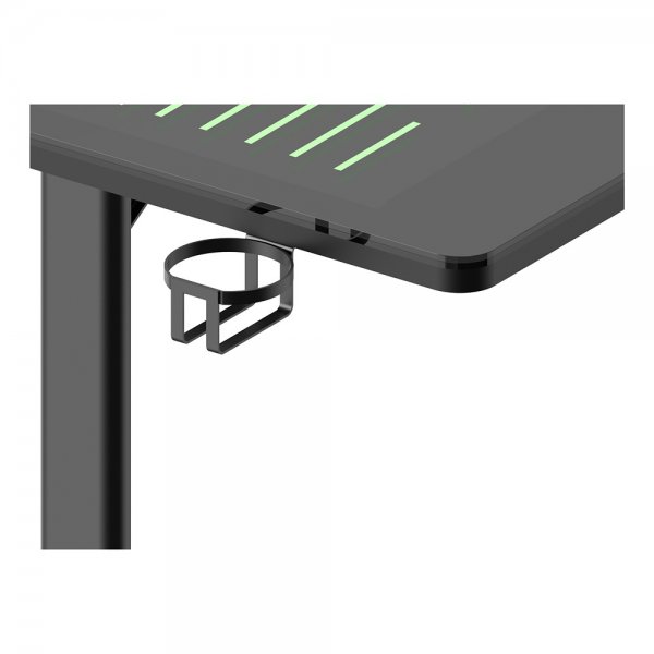 Deltaco Gaming DT420 RGB Gaming Desk Tempered Glass Cable Management