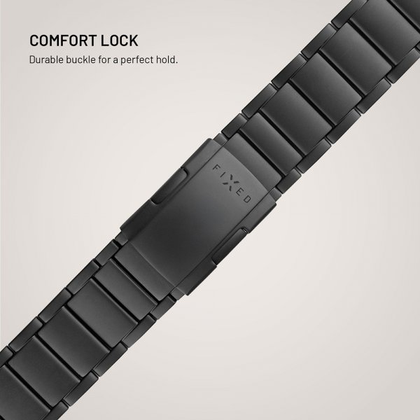 Fixed Garmin QuickFit 26mm Armbånd Titanium Strap Svart