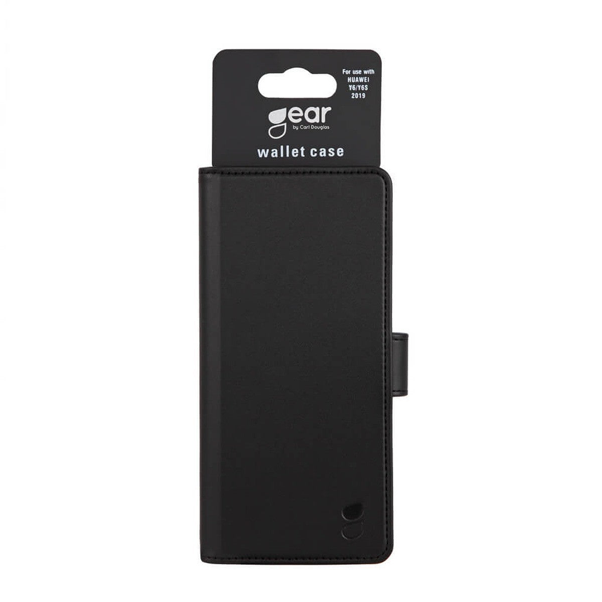 Gear Huawei Y6 2019 Etui 3 Kortlomme Svart