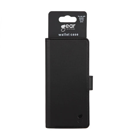 Gear Huawei Y6 2019 Etui 3 Kortlomme Svart