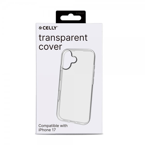 Celly iPhone 17 Deksel GELSKIN Transparent