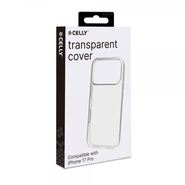Celly iPhone 17 Pro Deksel GELSKIN Transparent