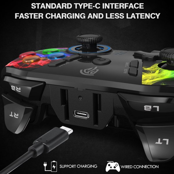 EasySMX Arion 9110 Programmable Keys Wireless Game Controller Colorful
