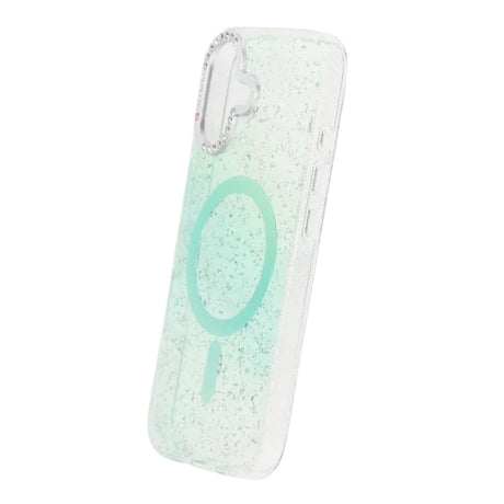 iPhone 17 Deksel Glitter Diamond MagSafe Grønn
