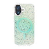 iPhone 17 Deksel Glitter Diamond MagSafe Grønn