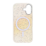 iPhone 17 Deksel Glitter Diamond MagSafe Gull
