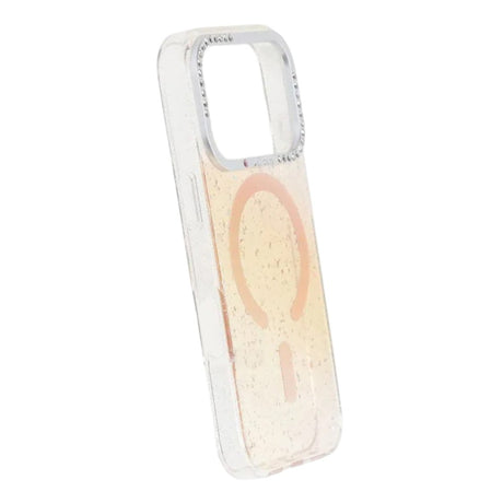 iPhone 17 Pro Deksel Glitter Diamond MagSafe Gull