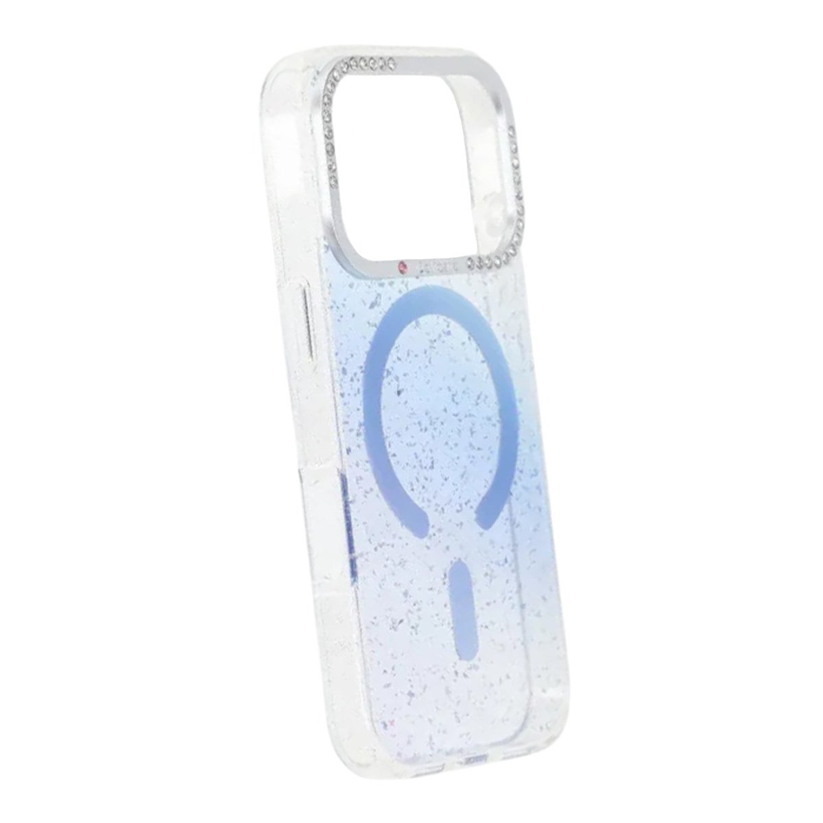 iPhone 17 Pro Max Deksel Glitter Diamond MagSafe Blå