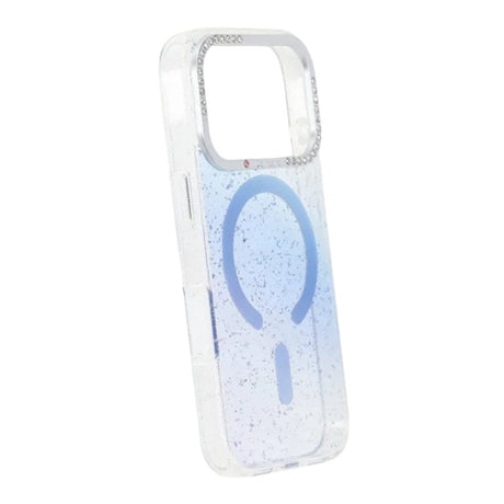 iPhone 17 Pro Max Deksel Glitter Diamond MagSafe Blå