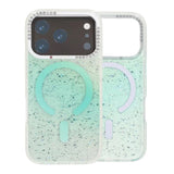 iPhone 17 Pro Max Deksel Glitter Diamond MagSafe Grønn