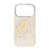 iPhone 17 Pro Max Deksel Glitter Diamond MagSafe Gull