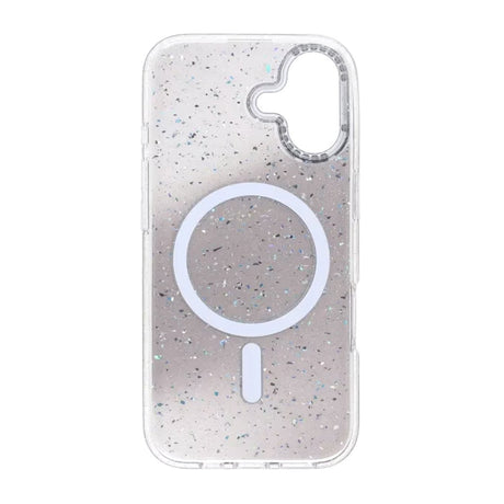 iPhone 17 Deksel Glitter Diamond MagSafe Svart