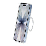 iPhone 17 Deksel med glitter og stativ, MagSafe, Hvit