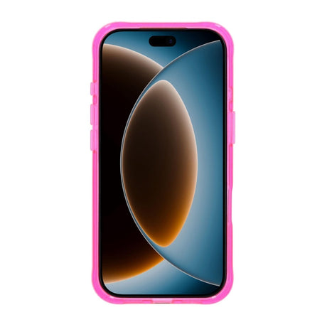 iPhone 17 Pro Max/iPhone 18 Pro Max Deksel Glitter Stativ MagSafe Rød