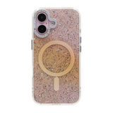 iPhone 16 Deksel Glitter Diamond MagSafe Gull