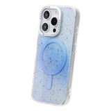 iPhone 16 Pro Max Deksel Glitter Diamond MagSafe Blå