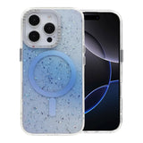 iPhone 16 Pro Max Deksel Glitter Diamond MagSafe Blå