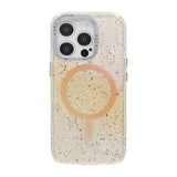 iPhone 16 Pro Max Deksel Glitter Diamond MagSafe Gull