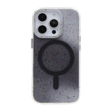 iPhone 16 Pro Deksel Glitter Diamond MagSafe Svart