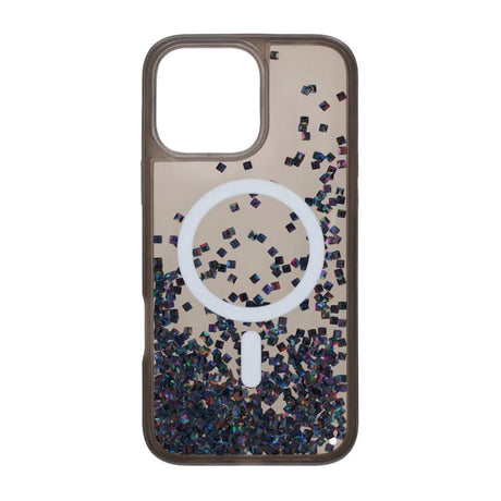 iPhone 16 Pro-deksel Diamond Quicksand MagSafe Svart