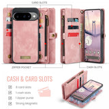 CaseMe Google Pixel 10/Pixel 10 Pro Etui 008 Series Avtakbart Deksel Rosa