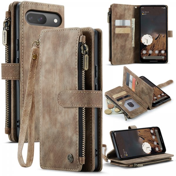 CaseMe Google Pixel 9/9 Pro/Pixel 10/10 Pro Etui C30 Series Brun