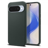 Spigen Google Pixel 10/Pixel 10 Pro Deksel Liquid Air MagFit Abyss Green