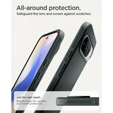 Spigen Google Pixel 10/Pixel 10 Pro Deksel Liquid Air MagFit Abyss Green