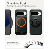 Spigen Google Pixel 10/Pixel 10 Pro Deksel Liquid Air MagFit Abyss Green