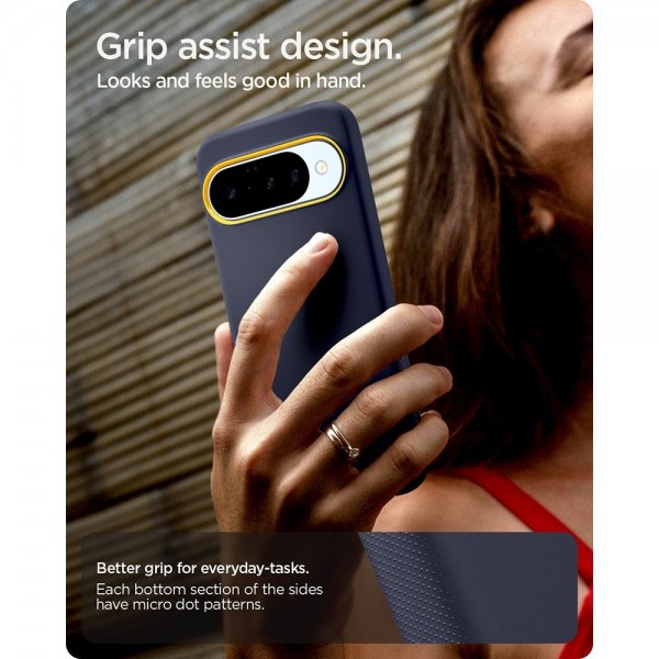 Spigen Google Pixel 10/Pixel 10 Pro Deksel Nano Pop MagFit Blueberry Navy