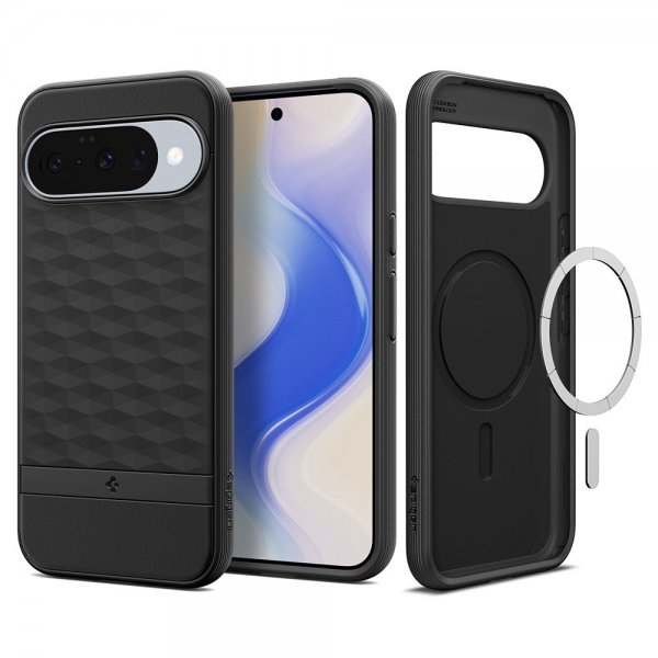 Spigen Google Pixel 10/Pixel 10 Pro Deksel Parallax MagFit Matte Black
