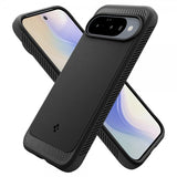 Spigen Google Pixel 10/Pixel 10 Pro Deksel Rugged Armor MagFit Matte Black