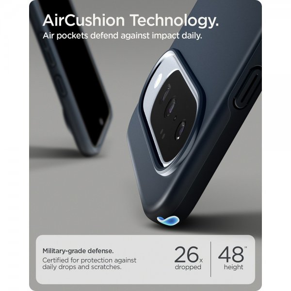Spigen Google Pixel 10/Pixel 10 Pro Deksel Thin Fit MagFit Metal Slate