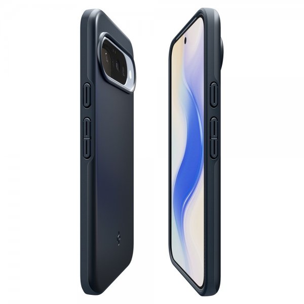 Spigen Google Pixel 10/Pixel 10 Pro Deksel Thin Fit MagFit Metal Slate