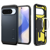 Spigen Google Pixel 10/Pixel 10 Pro Deksel Tough Armor MagFit Metal Slate