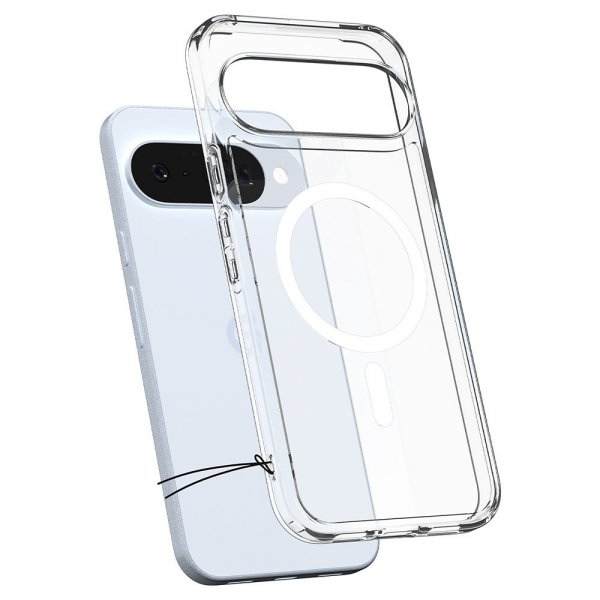Spigen Google Pixel 10/Pixel 10 Pro Deksel Ultra Hybrid MagFit Clear White