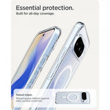Spigen Google Pixel 10/Pixel 10 Pro Deksel Ultra Hybrid MagFit Clear White