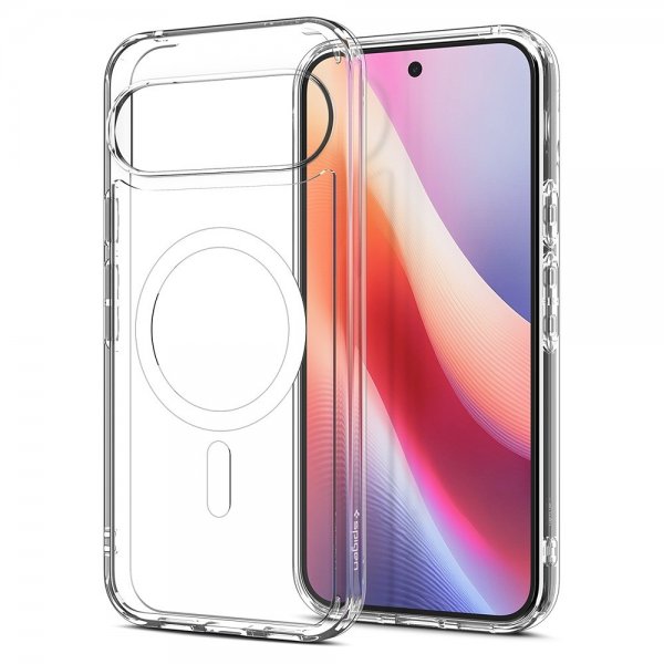 Spigen Google Pixel 10/Pixel 10 Pro Deksel Ultra Hybrid MagFit Clear White