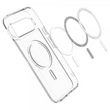 Spigen Google Pixel 10/Pixel 10 Pro Deksel Ultra Hybrid MagFit Clear White